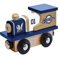 Train-Enthusiast Sports Team Wooden Engine Milwaukee Brewers