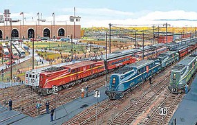Train-Enthusiast The Pennsy Lineup 1000pc Train-Enthusiast The Pennsy Lineup 1000pc