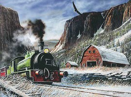 Train-Enthusiast Canyon Express Pzl 1000pc Train-Enthusiast Canyon Express Pzl 1000pc
