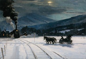 Train-Enthusiast Wishing You Xmas Card 10/ Train-Enthusiast Wishing You Xmas Card 10/