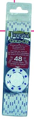 Traditional Clay Poker Chips (48pc)