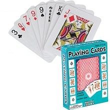 Traditional Playing Cards Plastic Coated Card Game #4817