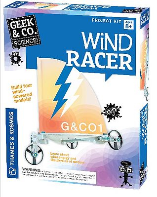 ThamesKosmos Geek & Co Science Wind Racer Kit Educational Science Kit #550016
