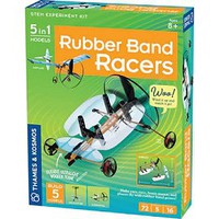 ThamesKosmos Rubberband Racers 5-in-1 Model STEM Experiment Kit