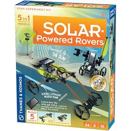 ThamesKosmos Solar Powered Rovers 5-in-1 Model STEM Experiment Kit