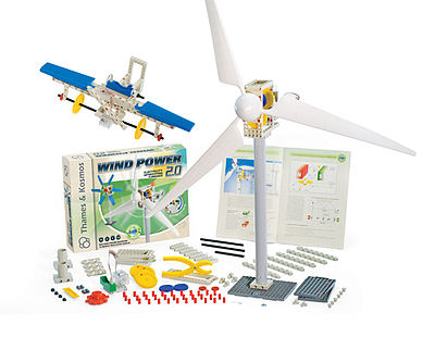 ThamesKosmos Wind Power 2.0 Science Construction Kit Educational Science Kit #555002