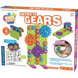 ThamesKosmos Kids First Intro to Gears STEM Experiment Kit