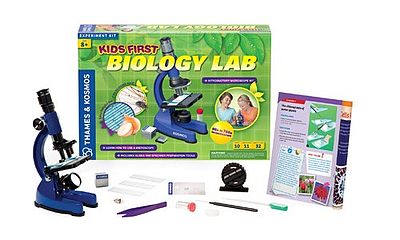 ThamesKosmos Kids First Biology Lab Experiment Kit Science Experiment Kit #635213