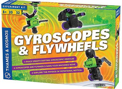 ThamesKosmos Gyroscopes & Flywheels Experiment Activity Kit Science Experiment Kit #665106