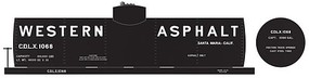 Tichy-Train Wstrn Asphalt 10K Tankcar Tichy-Train Wstrn Asphalt 10K Tankcar