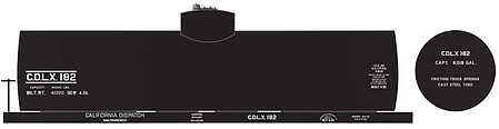 Tichy-Train CDLX 10K Gal Tank Car