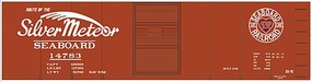 Tichy-Train Railroad Decal Set Seaboard Air Line 40' Steel Boxcar (Silver Meteor Logo) Tichy-Train Railroad Decal Set Seaboard Air Line 40' Steel Boxcar (Silver Meteor Logo)