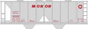 Tichy-Train HO Monon Covered Hopper Decal