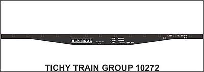 Tichy-Train HO MP 45 Steel Flatcar Decal