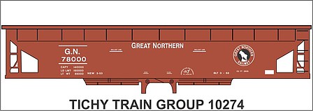 Tichy-Train N GN Ballast Hopper Decal