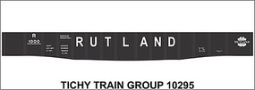 Tichy-Train N Rutland 52'6' Gondola Decal Tichy-Train N Rutland 52'6' Gondola Decal