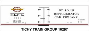 Tichy-Train HO SLRX 40' Wood Reefer Decal Tichy-Train HO SLRX 40' Wood Reefer Decal