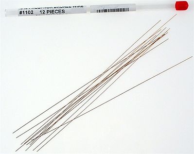 Tichy-Train .015 Phosphor Bronze 8 Wire (12 pieces) Hobby and Craft Metal Wire #1102