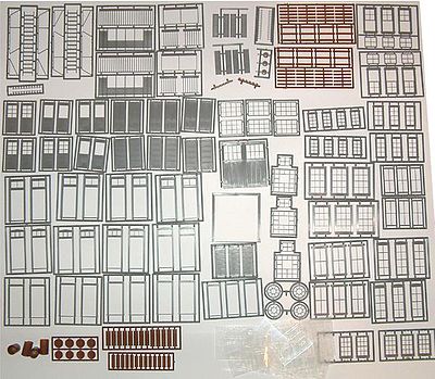 O Scale Model Railroad Building Accessories