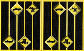 O Wrning Signs Firehouse 8 pcs
