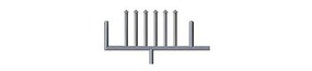 Tichy-Train 10'' Stove Chimney Pipe pkg(18) N-Scale