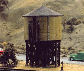 Tichy-Train Wood Water Tank Kit N Scale Model Railroad Building #2600