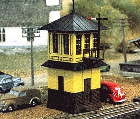 Tichy-Train Wooden Signal Tower Kit N Scale Model Railroad Building #2601