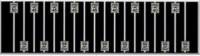 Tichy-Train Speed Limit Signs (3ea of 40, 45, 50, 55, 65 MPH) N Scale Model Railroad Roadway Sign #2607