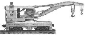 Tichy-Train 120-Ton Wrecking Crane Kit N Scale Model Train Freight #2700