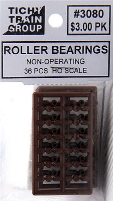 Tichy-Train Non-Operating Roller Bearings (36) HO Scale Model Train Part #3080