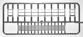 Tichy-Train Open Grate Platform w/Handrails (2) HO Scale Model Railroad Building Accessory #8001