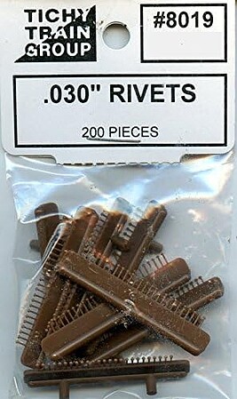 Tichy-Train .030 Rivets (200) HO Scale Model Train Part #8019