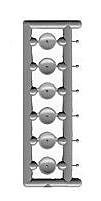 Tichy-Train Lamp Reflectors w/Bulbs (24) HO Scale Model Railroad Building Accessory #8027
