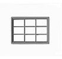 9-Pane Masonry Window (12) HO Scale Model Railroad Building Accessory #8046