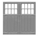 Tichy-Train 16-Window Panel Baggage Door w/Frame (3) HO Scale Model Railroad Building Accessory #8053