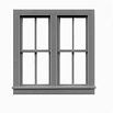 Tichy-Train 2/2 Double Unit Window (6) HO Scale Model Railroad Building Accessory #8063