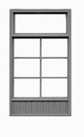 Store Window (6) HO Scale Model Railroad Building Accessory #8120