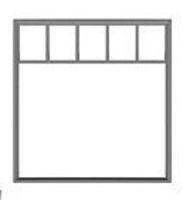 Store Masonry Window (6) HO Scale Model Railroad Building Accessory #8187