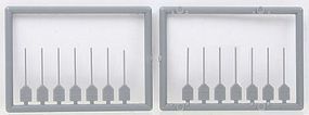 Tichy-Train Brooms (14) HO Scale Model Railroad Building Accessory #8233 Tichy-Train Brooms (14) HO Scale Model Railroad Building Accessory #8233