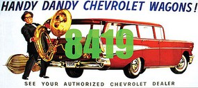 Handy Dandy Chevrolet Wagons Billboard - Kit