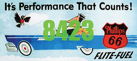 Tichy-Train Phillips 66 Flite Fuel Billboard - Kit