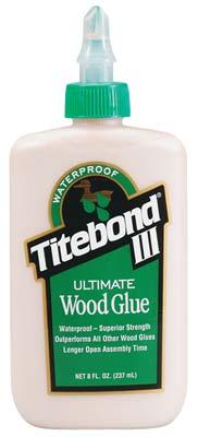 Titebond-Wood-Glue Titebond Ultimate Wood Glue III 8 oz