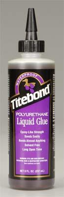 Titebond-Wood-Glue Titebond Polyurethane Liquid Wood Glue 8 oz