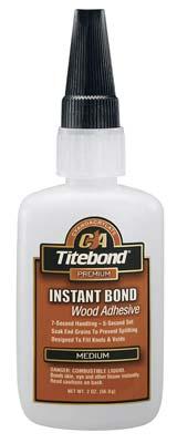 Titebond-Wood-Glue Instant Bond Wood Adhesive Medium 2oz.