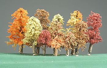 Timberline Autumn Grove Trees 2 to 5 (11) Model Railroad Tree #291