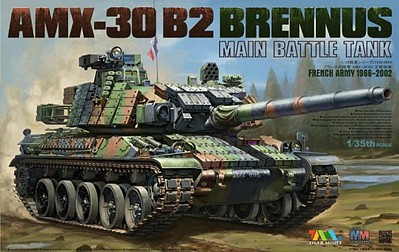 Tiger-Model AMX-30 B2 Brennus Main Battle Tank French Army Plastic Model Tank Kit 1/35 Scale #4604