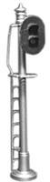 Tomar Two-Light Vertical Signal Assembled, Painted, Prewired N Scale Model Railroad Accessory #5857 Tomar Two-Light Vertical Signal Assembled, Painted, Prewired N Scale Model Railroad Accessory #5857