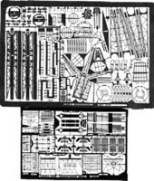 Toms US Fast Battleship Detail Set Iowa, SD & NC Class Plastic Model Ship Accessory 1/350 #3510 Toms US Fast Battleship Detail Set Iowa, SD & NC Class Plastic Model Ship Accessory 1/350 #3510