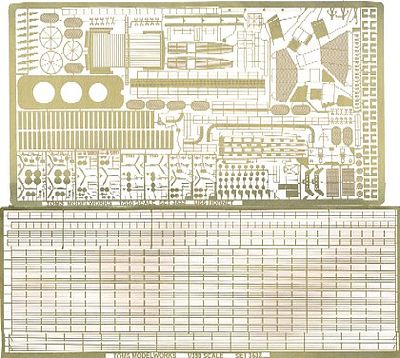 Toms USS Hornet Detail Set for TSM Plastic Model Ship Accessory 1/350 Scale #3532