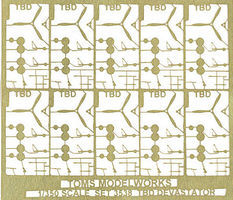 Toms TBD Devastator Detail Set for 10 Aircrafts Plastic Model Ship Accessory 1/350 Scale #3538 Toms TBD Devastator Detail Set for 10 Aircrafts Plastic Model Ship Accessory 1/350 Scale #3538